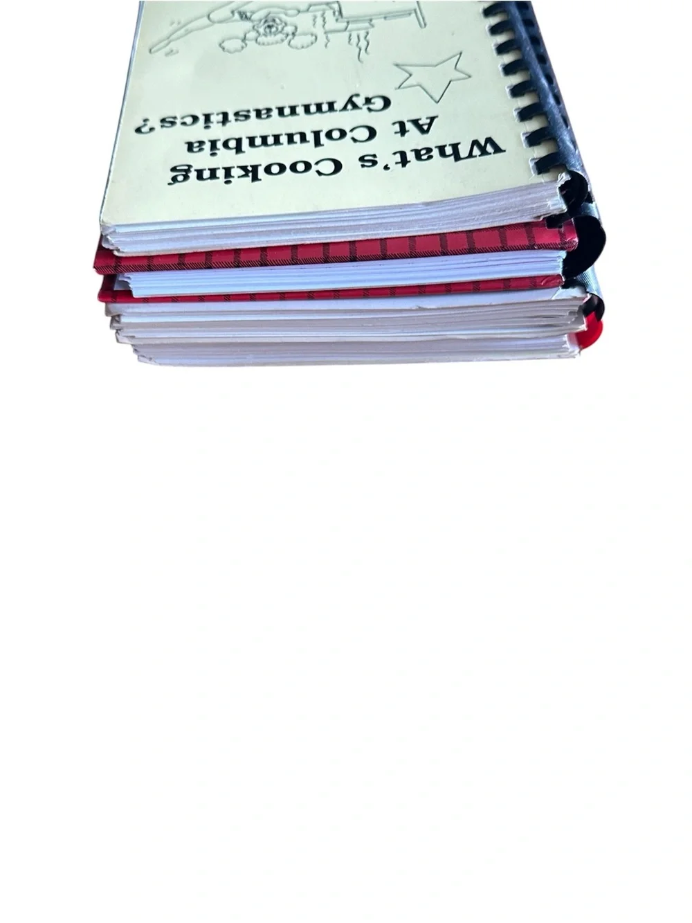 Spiral Bound Community Church School Cookbooks Lot of 4 1990s Eastern Shore MD
